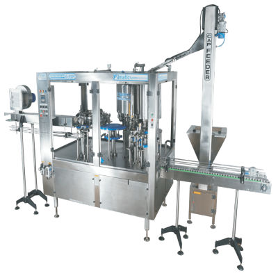 Fully Automatic Hot Fill / Synthetic Juice Filling Machine 30 BPM Based On 200 Ml